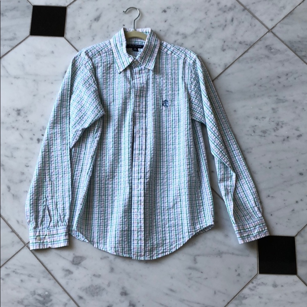 Brooks Brothers Boys Size Medium Striped Shirt